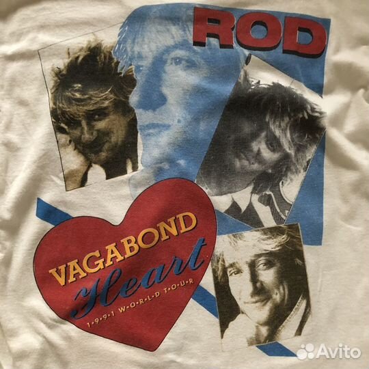 Футболка мерч Rod Stewart Vintage