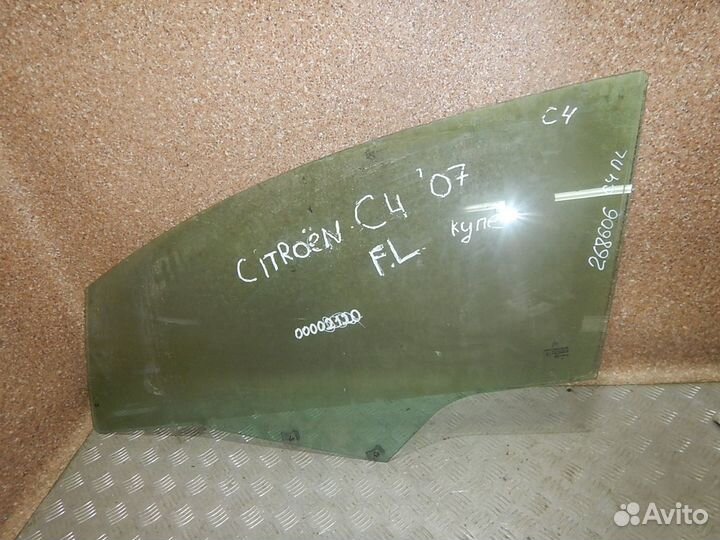 Стекло двери передней левой, Citroen (Ситроен) -C4