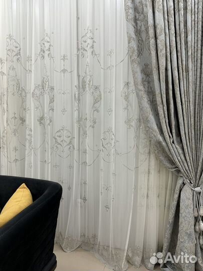 Комплект шторы и тюль