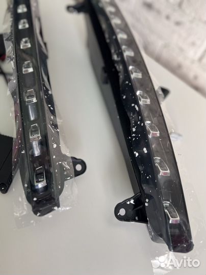 Дневные ходовые огни, поворотники для ауди q7