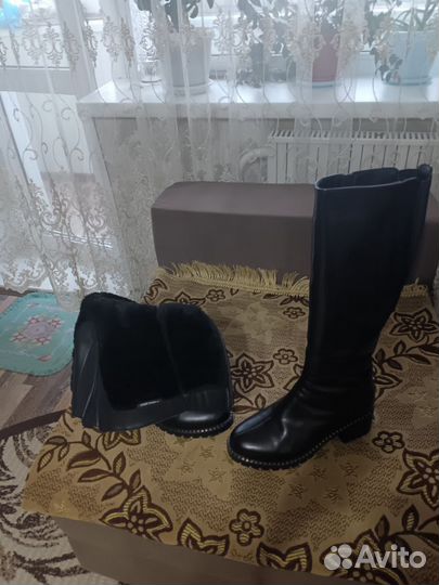 Шапка женская, сапоги, полусопоги