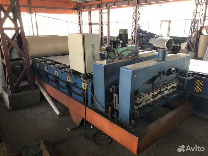 Линия по производству металлочерепицы