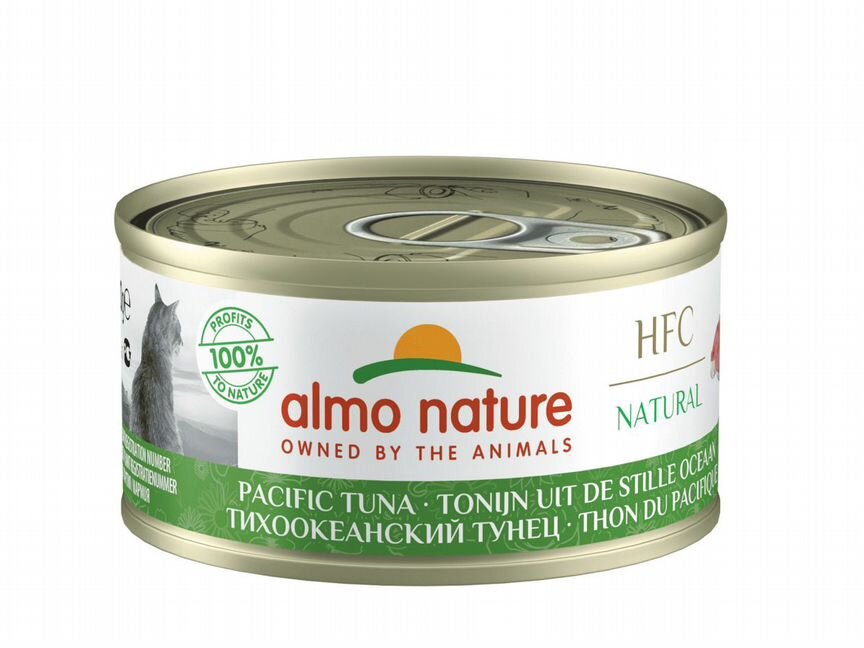 Almo Nature консервы для кошек, с тихоокеанским ту