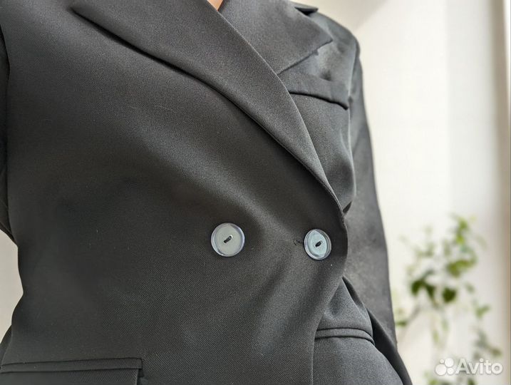 Платье пиджак женское черное
