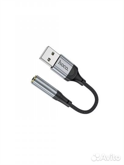 Переходник для наушников USB to AUX 3.5 mm jack