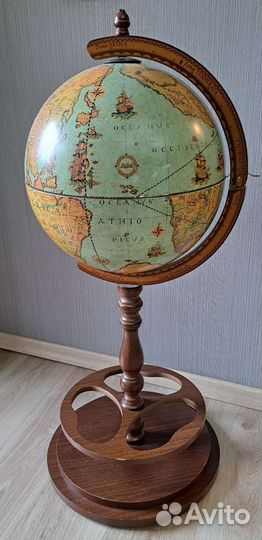 Глобус бар напольный, высота 102см, сфера 40 см