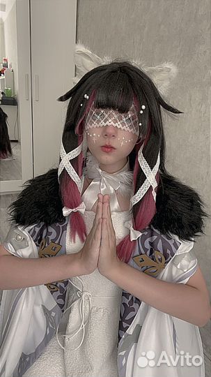 Косплей геншин Коломбина