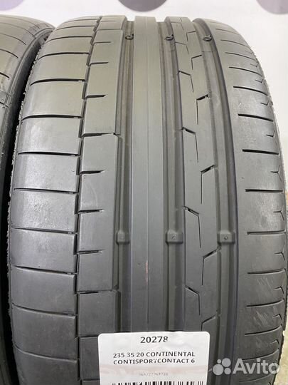 Continental ContiSportContact 6 235/35 R20 89Y