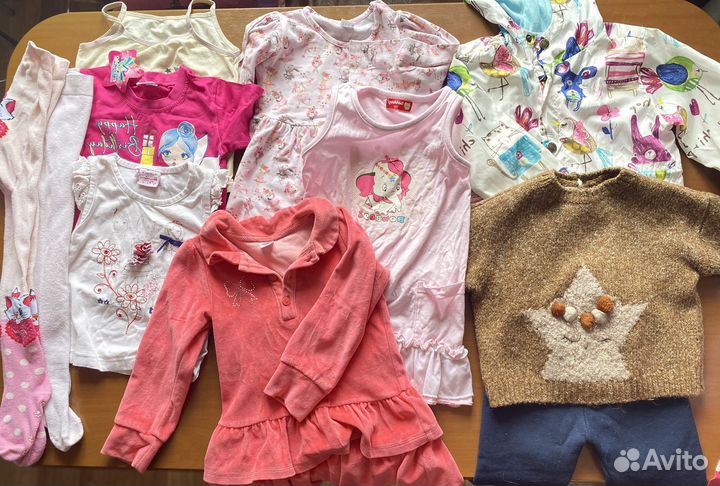 Вещи пакетом на девочку 92 98