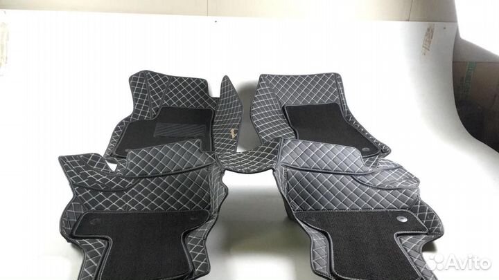 3D Коврики Mercedes S E Класс из Экокожи