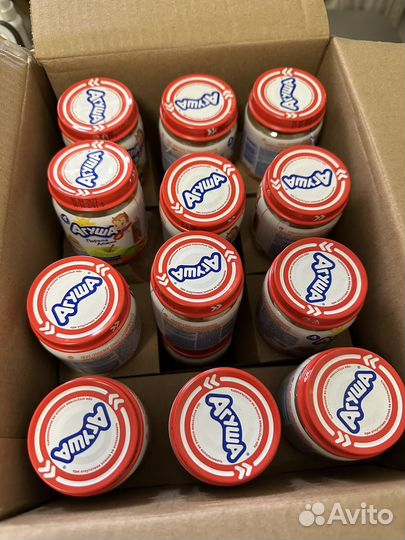 Детское питание пюре фруктовое 24 шт