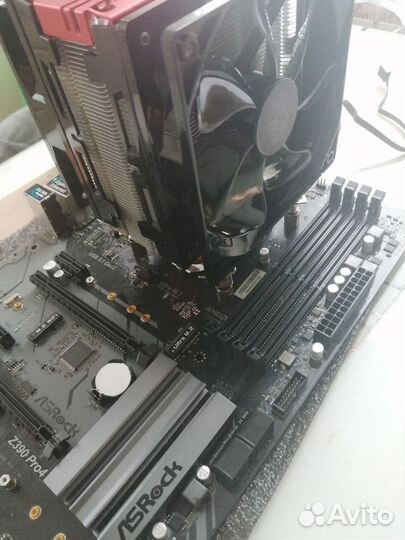 Intel Core I5 9600k +Asrock z370 pro4