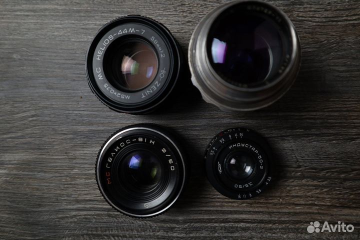 Объектив Гелиос 81Н + Юпитер 11+ Гелиос 44М-7