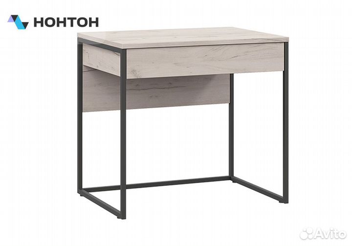 Стол компьютерный Лофт тип 1 черный / дуб крафт бе