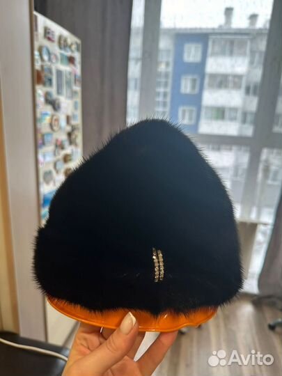 Шапка норковая зимняя женская
