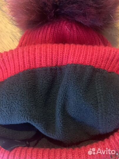 Зимняя шапка и снуд на 6-8 лет