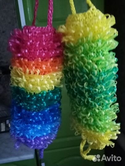 Мочалки ручной вяжу