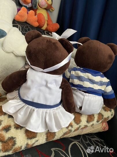 Мягкие игрушки медведи Choco&Milk парочка
