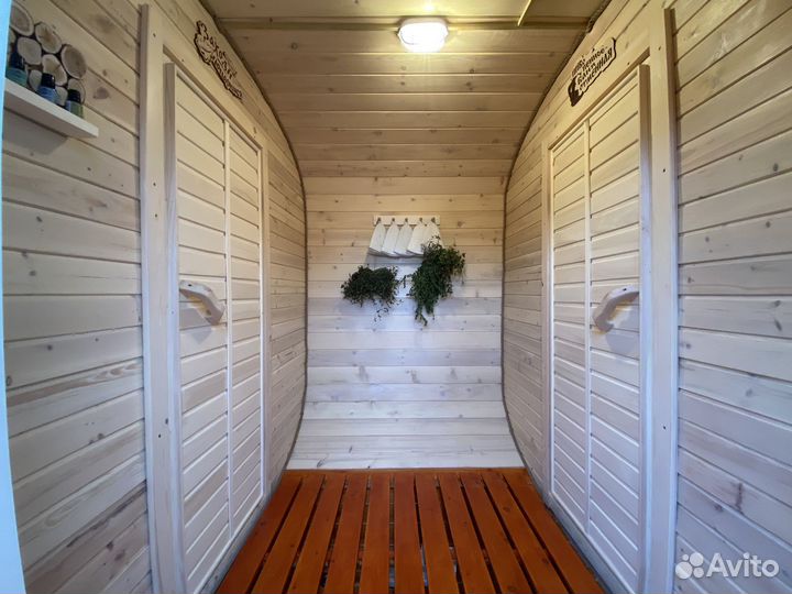 Банный комплекс: Баня-бочка, Банный чан