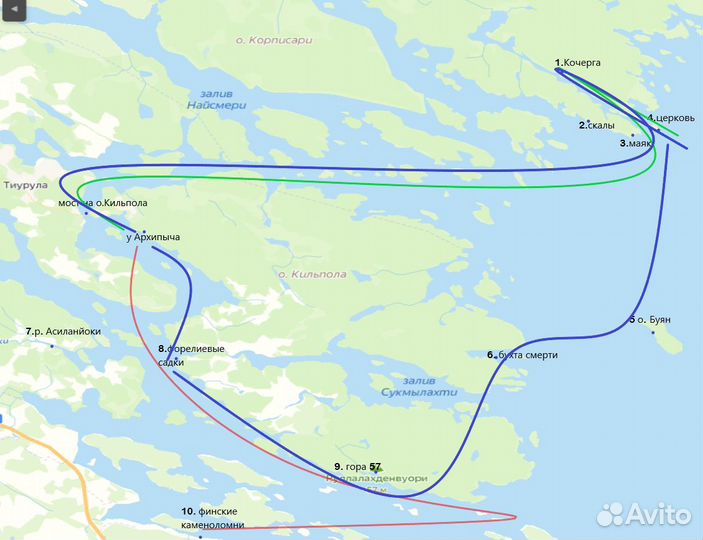 Прогулки на катере