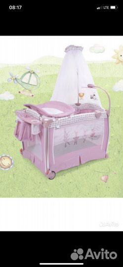 Кроватка манеж с матрасом