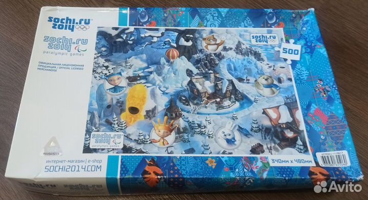 Пазл 1000 деталей, разные