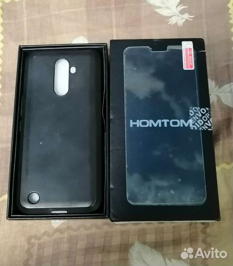 Защитное стекло и чехол для homtom S99