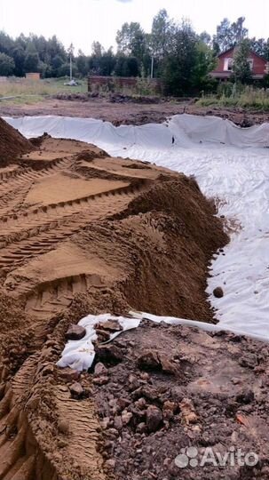 Песок карьерный с доставкой