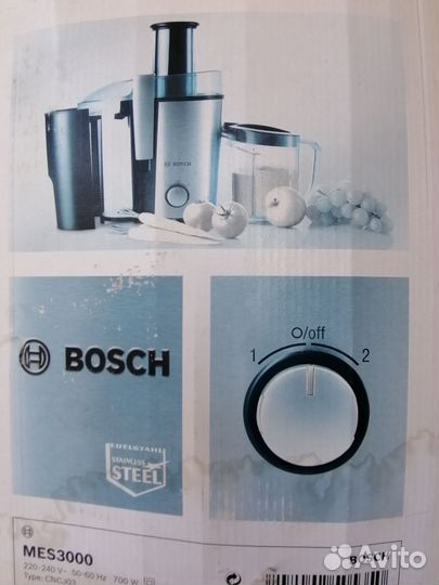 Соковыжималка центробежная bosch