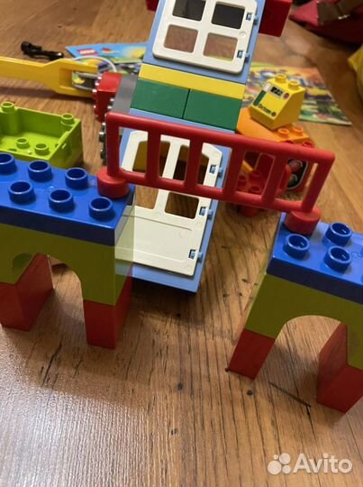 Lego duplo 2 поезда и 2 доп развязки