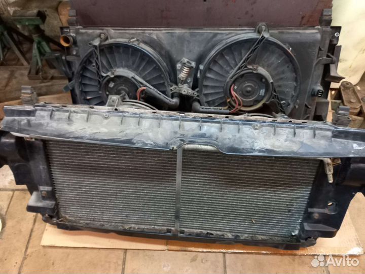 Радиатор в сборе для VW-Т4, косая морда