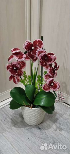 Цветы из бисера