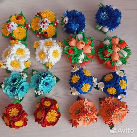 Резинки для волос ручной работы из фоамирана 2шт