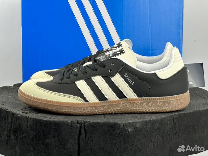 Кеды Adidas Samba OG Core Black Wonder White