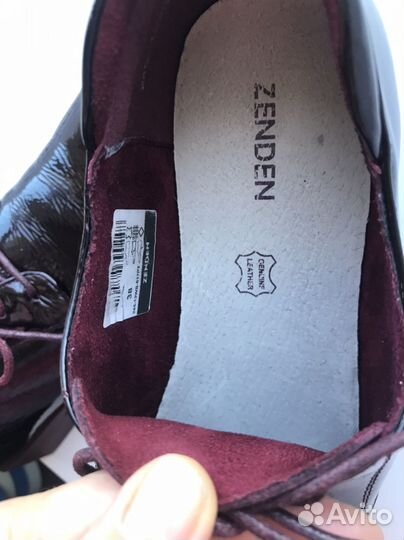 Полуботинки женские, 38р, нат.кожа. Новые