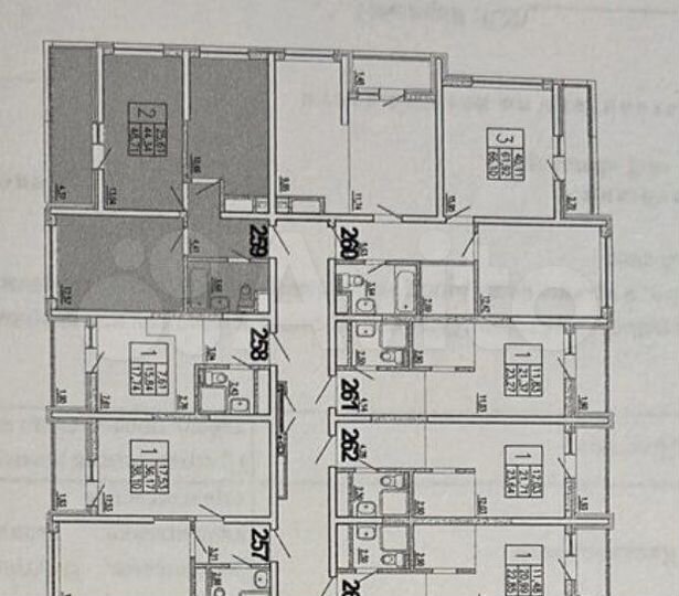 2-к. квартира, 46,5 м², 18/18 эт.