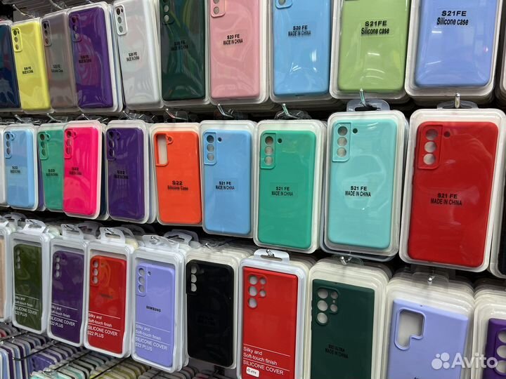 Мобильные аксессуары. Чехлы Silicone cover Android