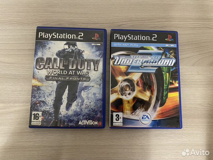 Sony PlayStation 2 Slim + 3 игры