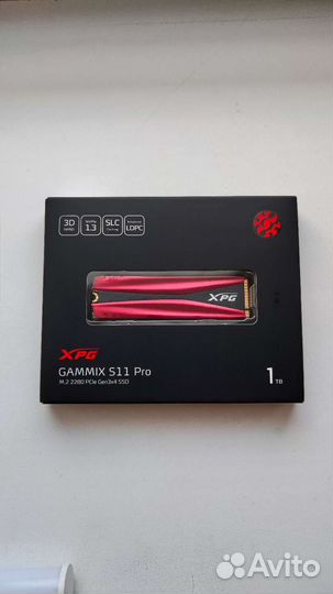 Новый M2 SSD adata gammix S11 PRO 1 TB