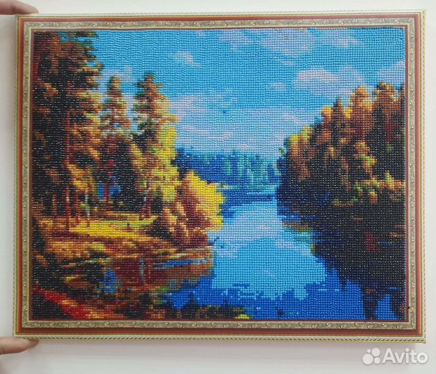 Картина алмазная вышивка готовая. 
