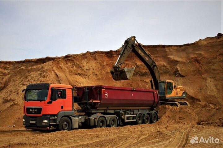 Песок, щебень от производителя