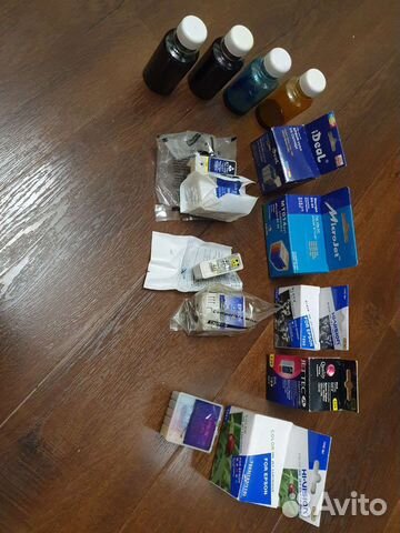 Катриджи для принтера epson + чернила