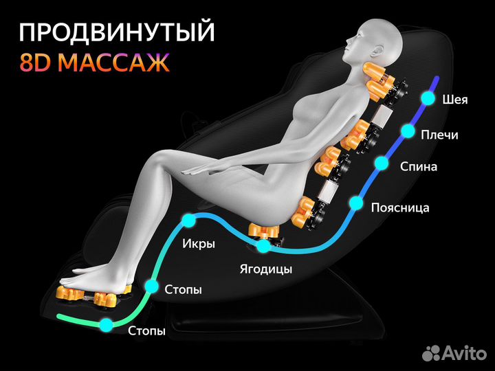 Массажное кресло Fujimo F-335 Гарантия Доставк