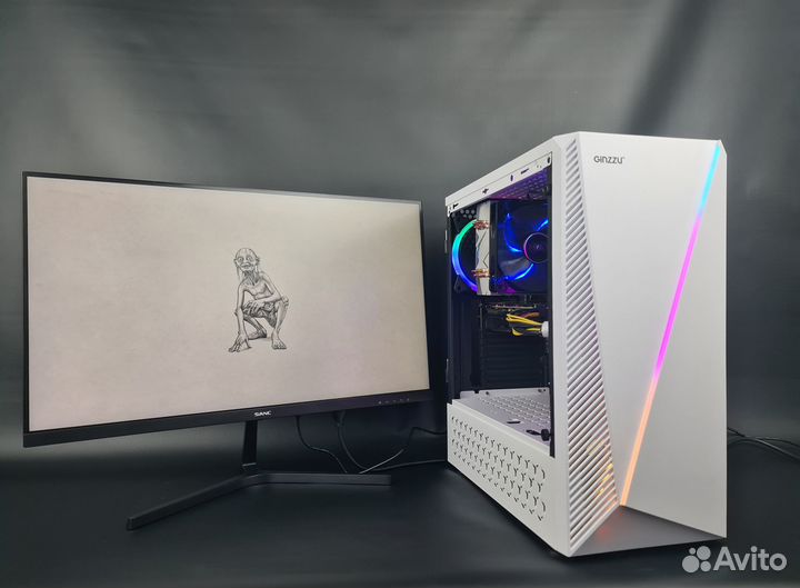 Комплект intel Core i7, GTX 1070 8GB, IPS монитор