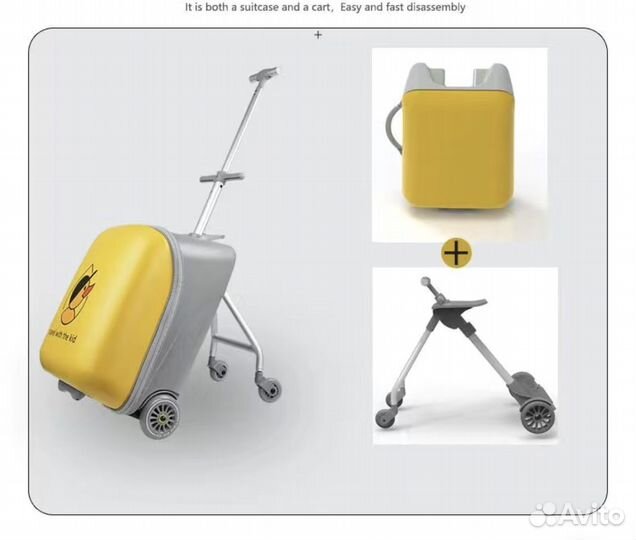 Детский чемодан для путешествий