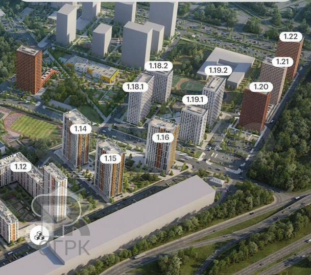 Квартира-студия, 19,7 м², 16/23 эт.