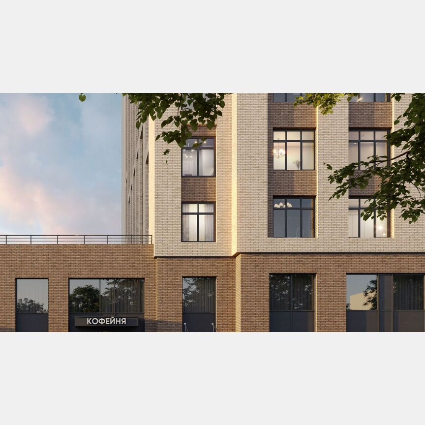 Квартира-студия, 23,3 м², 2/12 эт.