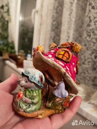 Елочная игрушка из папье-маше