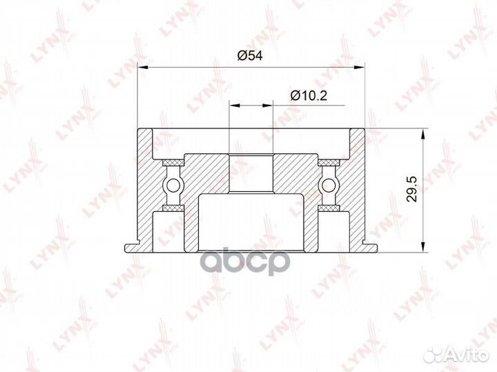Ролик направляющий / грм toyota Corolla(E100/E1