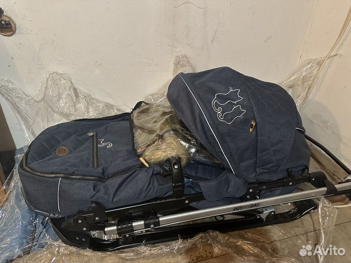 Детские санки коляска